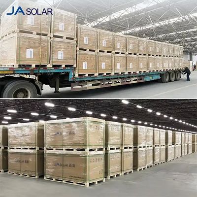 JA pannello solare mono 590W 595W 600W 605W 610W 615W con elevata efficienza di conversione