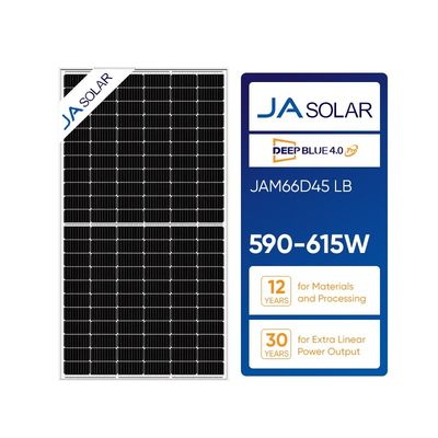Home Sistema di accumulo di energia solare 590W-615W 132Cell Perc N-Type Bifacial Mono Pv Panel