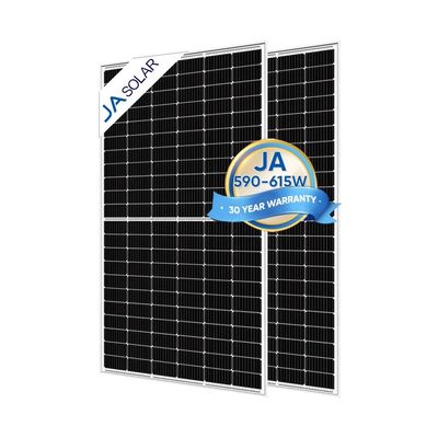 PERC Topcon Mezzocella Ja pannelli solari N Tipo 600w 605w 610w 615w Pannelli Fotovoltaico