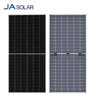 Box di giunzione 3 diodi JAM66D45 LB 595W Modulo PV solare bifacciale a doppio vetro JA di tipo N