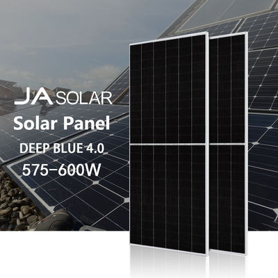 Fabbricazione a base di alluminio anodizzato 600W pannelli solari bifacciali JAsolari per il sistema on grid