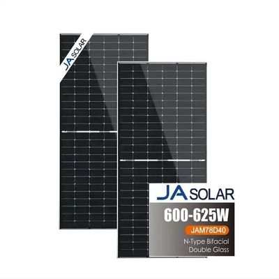 575-600W doppio vetro N-TOPCON Bifacial Mono pannelli solari JA Solar Deep Blue 4.0