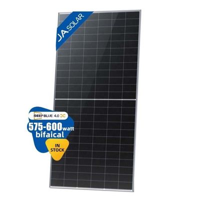 Modulo fotovoltaico bifacciale di tipo N in vetro da 2,0 mm 575W 590W 600W per l'installazione sul tetto