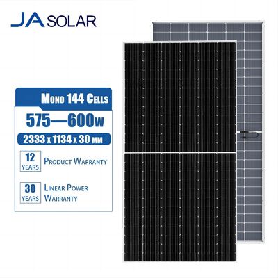 IP68 Box di giunzione pannelli solari in vetro di tipo N modulo PV 600W 590W 580W 575W Blu profondo 4.0X