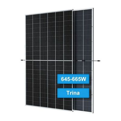 BR Modulo fotovoltaico solare 645W 650W 655W 660W 665W 670W Pannelli solari Trina 210mmx210mm Celle