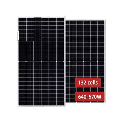Trina PNG Jinko 645w 650w 655w 665w 670w 210mm pannello solare mono con grande potenza di uscita