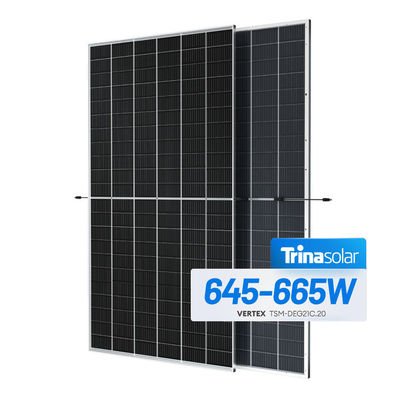 Modulo fotovoltaico Trina TSM-NEG21C.20 675w 680w 685w 690w 695w 700w pannello solare per progetto a terra