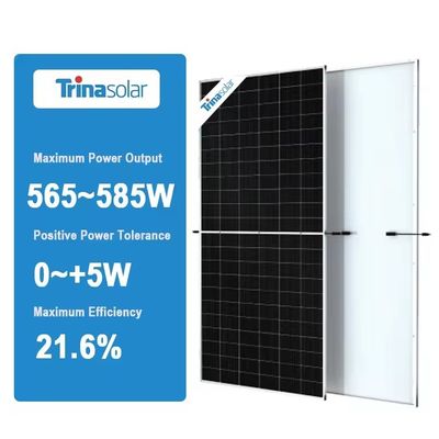 Pannello solare bifaciale Trina Vertex 565W 570W 575W 580W 585W 670Watt Moduli solari PERC