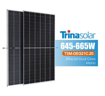 Pannelli solari Trina DE19R 570/575/580W Tipo a mezza cella e con connettore compatibile MC