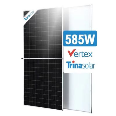 182mmx182mm Dimensione della cella 565-585W Trina Solar Mono Crystalline Module TSM-DE19R Vertex