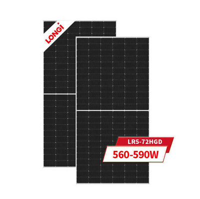 Cornice anodizzata in lega di alluminio LONGi Hi-Mo 7 pannelli solari 580w per la massima efficienza