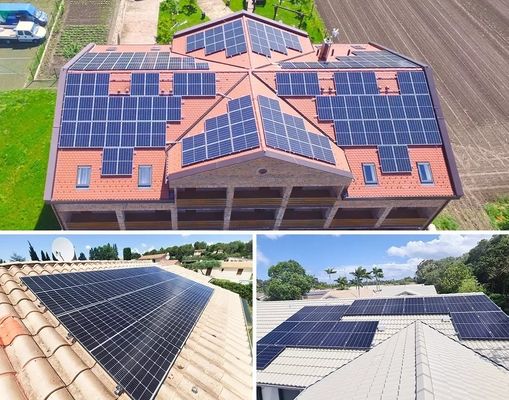 Anodizzato Alluminio Legato Cornice Longi 550W Tier 1 pannelli solari per la generazione di energia sostenibile