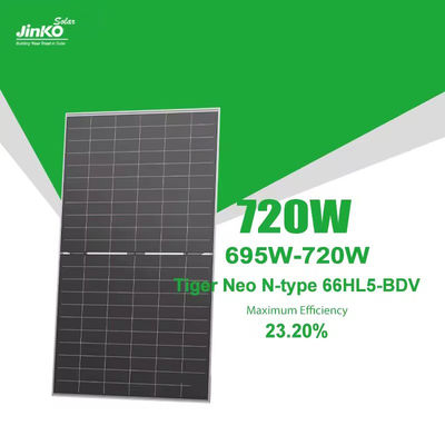 550W Bifaciale N Tipo Mono pannello solare Pv pannelli solari per il sistema fotovoltaico
