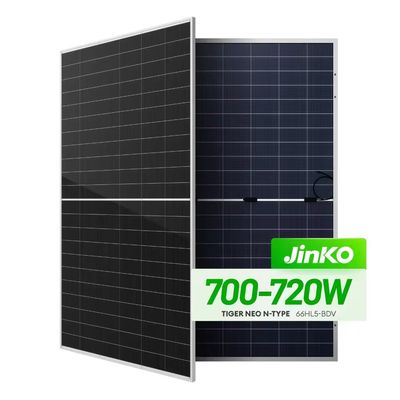Real Jinko 700W Bifacial Double Glass Solar Panel per applicazioni solari versatili