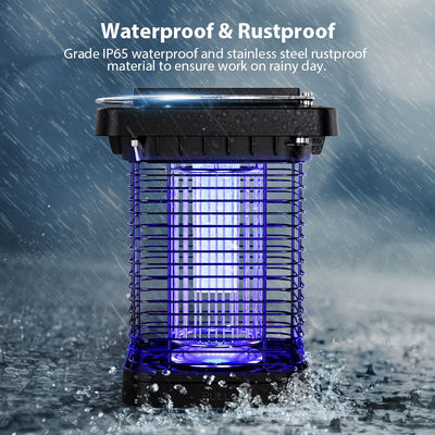 ABS Shell Solar Mosquito Bug Zapper Light Solar Rechargeable Bug Zapper