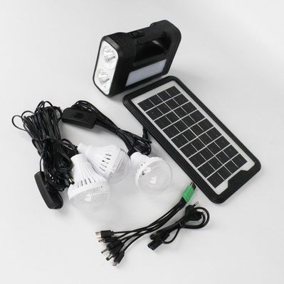 Kit di illuminazione solare compatta con lampadina a led