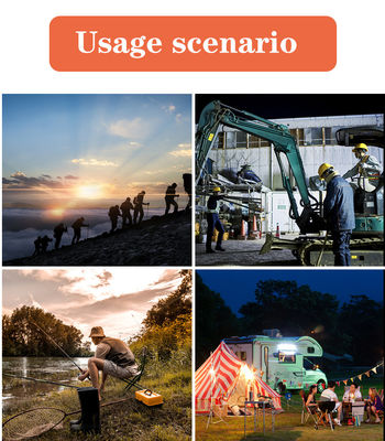 Sistema di illuminazione solare mobile per campeggio all'aperto Kit di illuminazione solare a LED compatto 3W