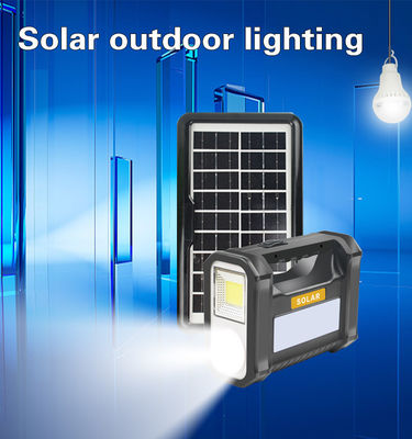 Sistema di illuminazione solare per la casa personalizzato Kit di illuminazione con pannelli solari a silicio policristallino