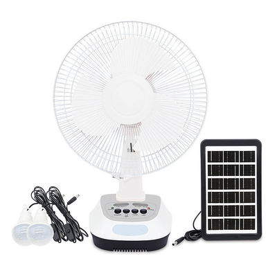 Ventilatore solare in plastica da 3 lame da 12 pollici con pannello solare di risparmio energetico