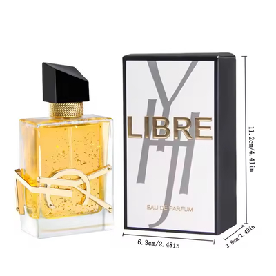 Popolare profumo naturale e duraturo Dolce ed elegante Bottiglia di vetro di alta qualità Eau de Parfume floreale femminile