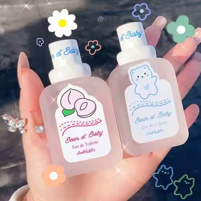 Profumo Popolare Ragazza Studente Baby Peach Milk Leggero Bambino Profumo Spray Body Mist Fragranza Originale Body Spray Profumo 50ml